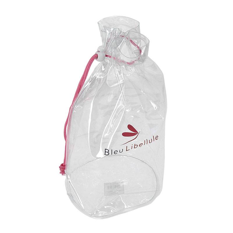 Grand pochon transparent Bleu Libellule 17 x 35cm de la marque Bleu Libellule - 1