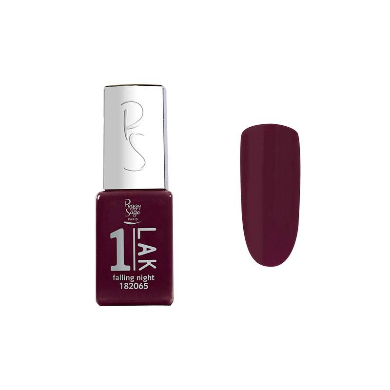 Mini vernis semi-permanent 1-LAK - Falling night de la marque Peggy Sage Contenance 5ml - 1