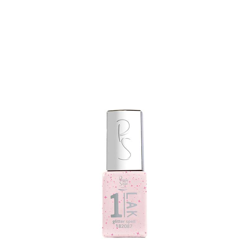 Mini vernis semi-permanent 1-LAK - Glitter spell de la marque Peggy Sage Contenance 5ml - 1