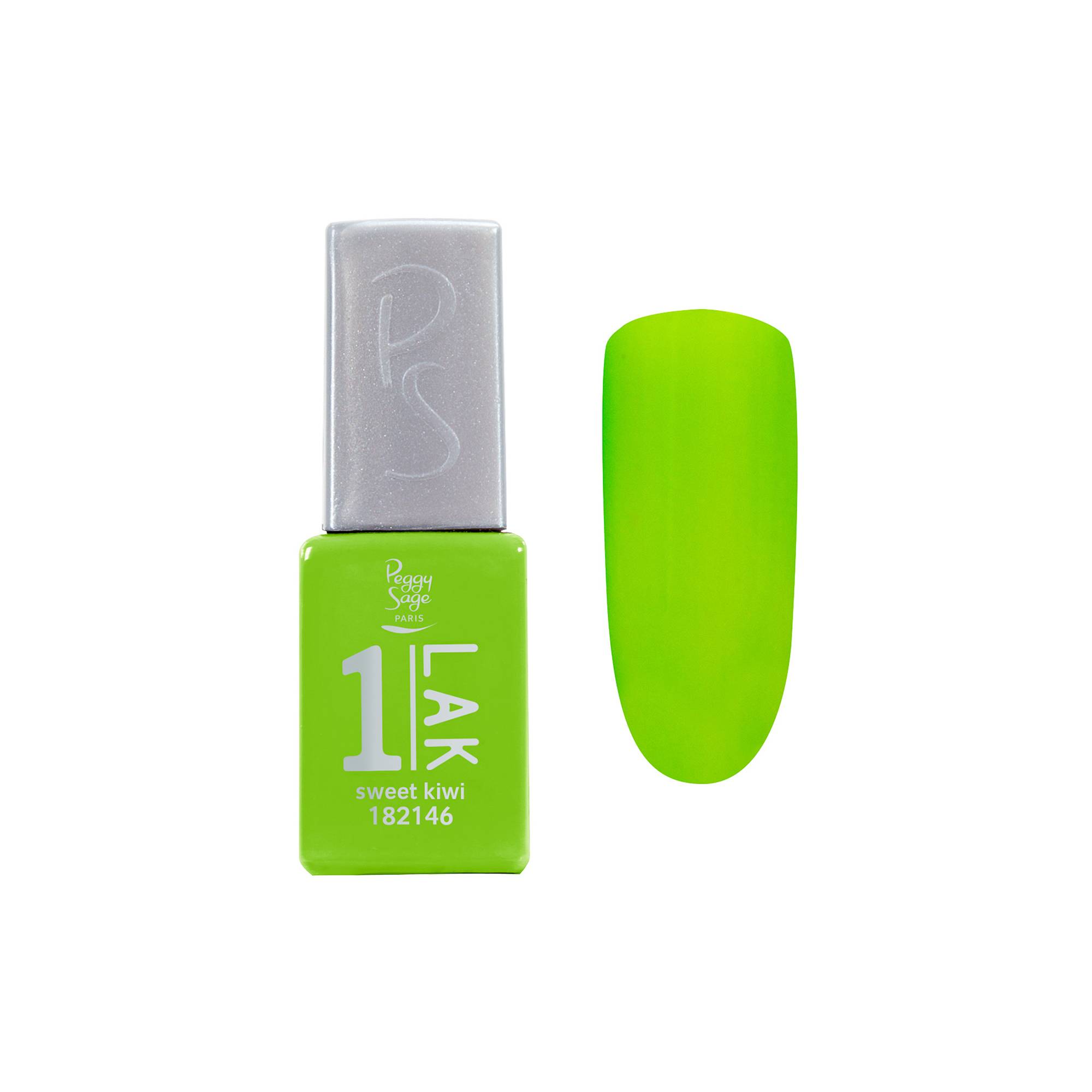 Mini vernis semi-permanent 1-LAK - Sweet kiwi de la marque Peggy Sage Contenance 5ml - 1