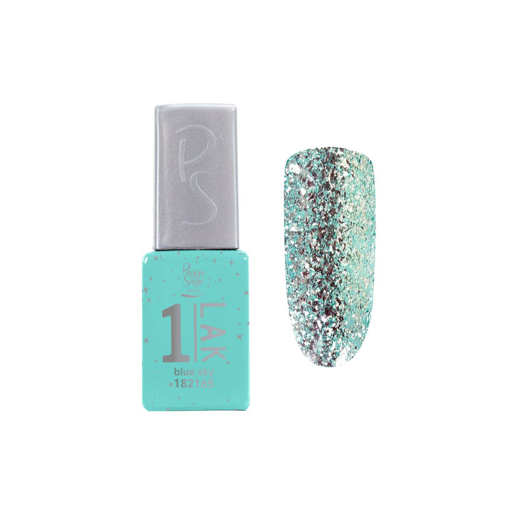 Vernis semi-permanent One-LAK 1-step gel polish blue sky de la marque Peggy Sage Contenance 5ml - 1