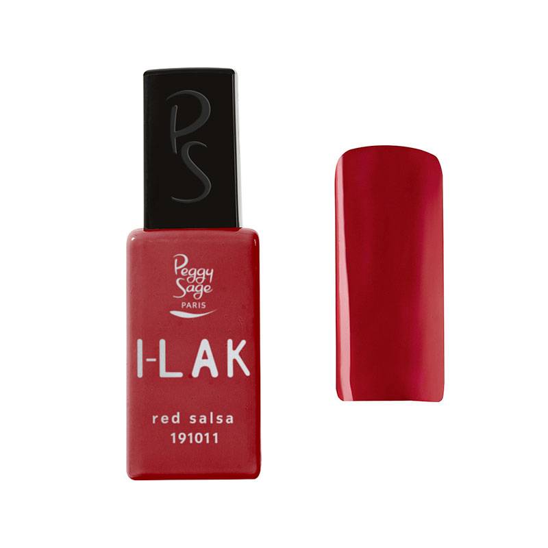 Vernis semi-permanent I-LAK - Red salsa de la marque Peggy Sage Contenance 11ml - 1