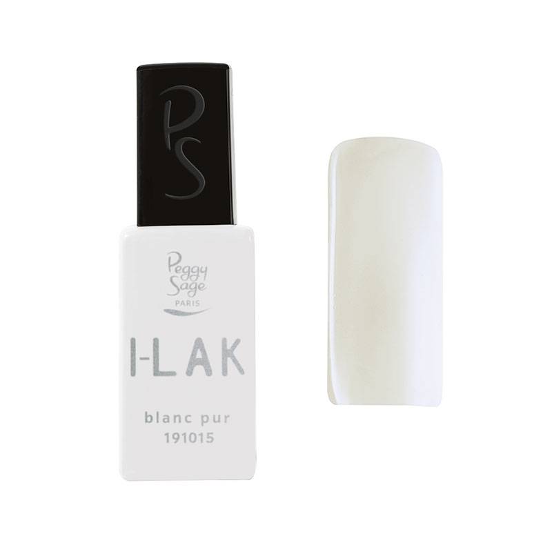 Vernis semi-permanent I-LAK - Blanc pur de la marque Peggy Sage Contenance 11ml - 1