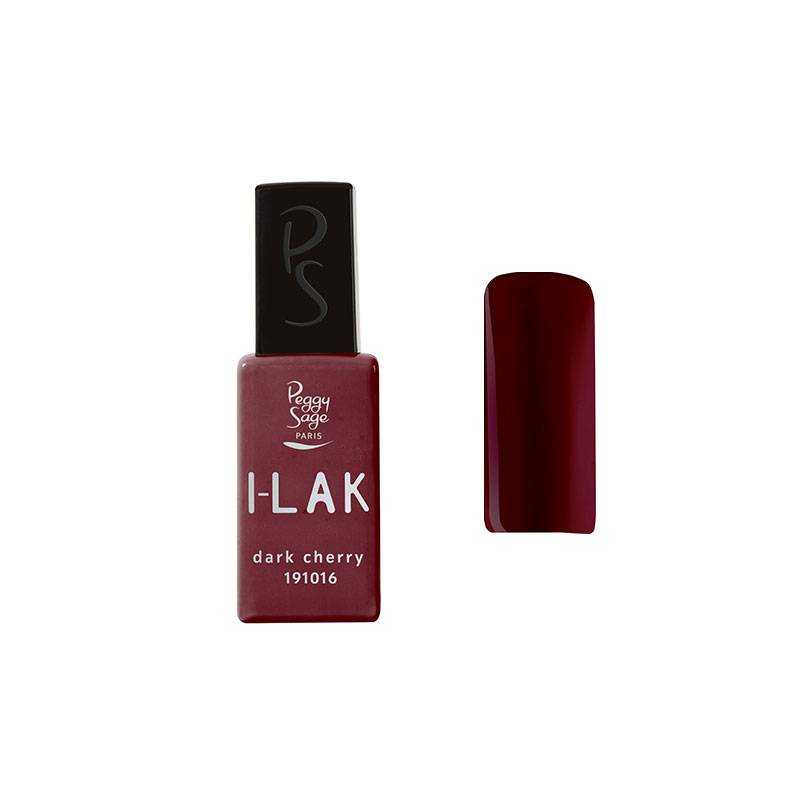 Vernis semi-permanent I-LAK - Dark cherry de la marque Peggy Sage Contenance 11ml - 1