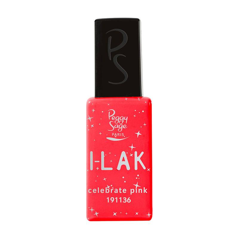 Vernis semi-permanent I-LAK - Celebrate pink de la marque Peggy Sage Contenance 11ml - 1