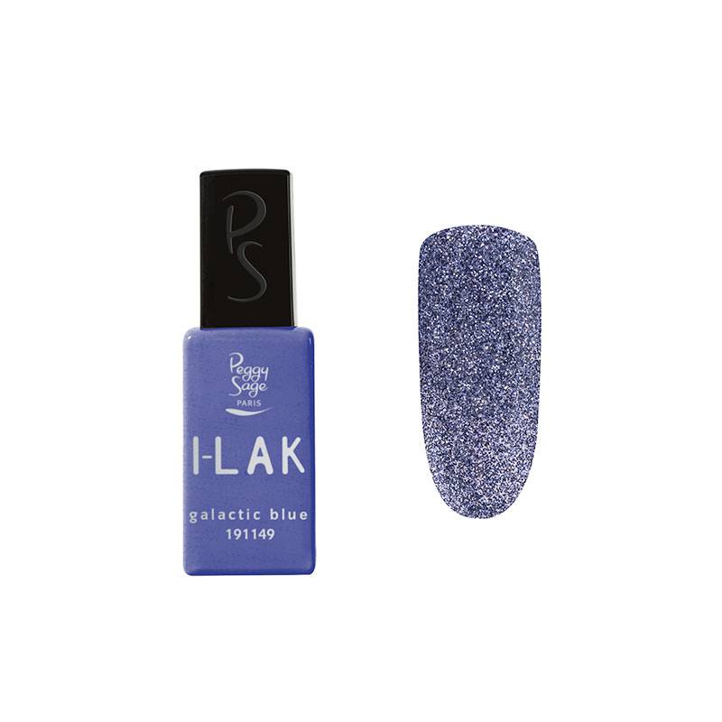 Vernis semi-permanent I-LAK - Galactic blue de la marque Peggy Sage Contenance 11ml - 1