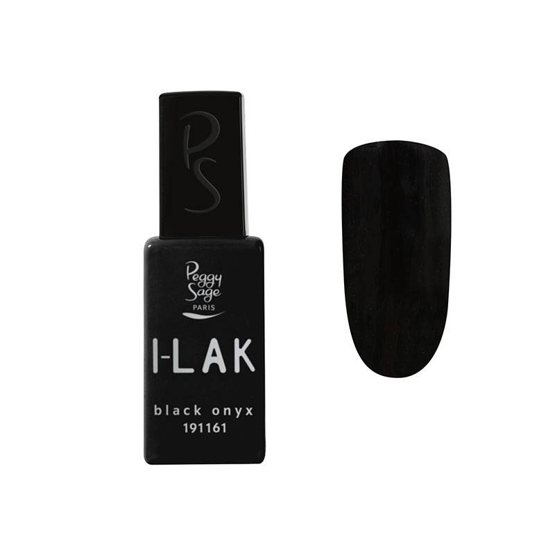 Vernis semi-permanent I-LAK Black onyx de la marque Peggy Sage Contenance 11ml - 1