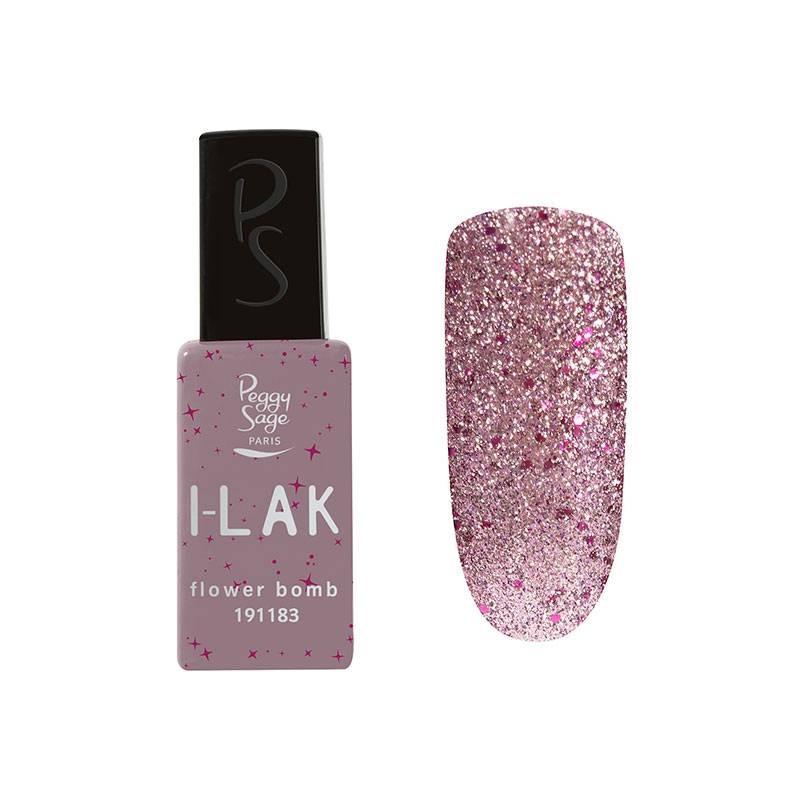 Vernis semi-permanent I-LAK flower bomb de la marque Peggy Sage Contenance 11ml - 1
