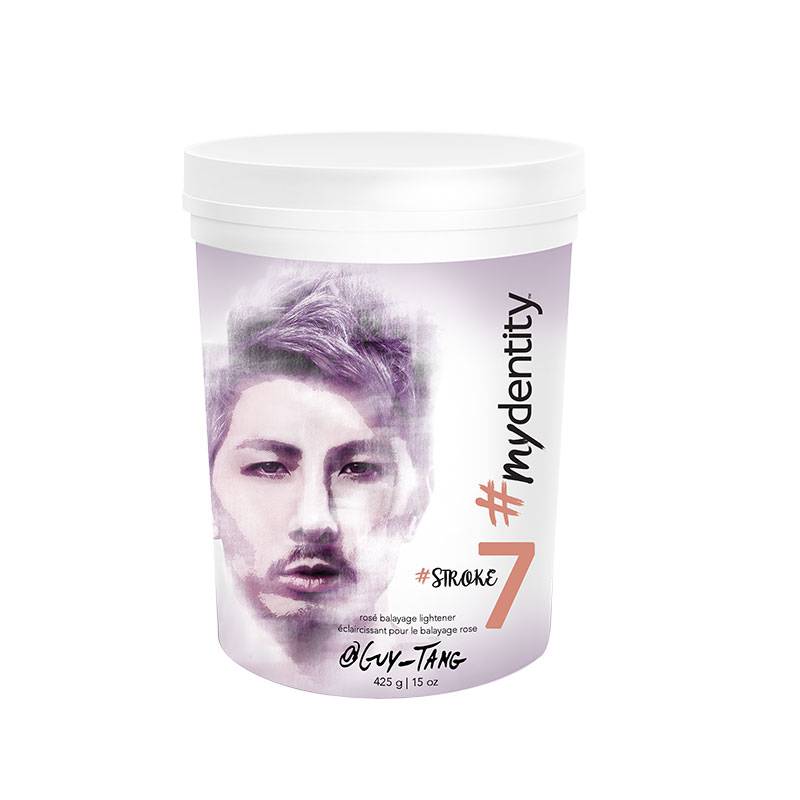 Poudre éclaircissante Stroke7 - Balayage rose Clay Lightener de la marque Mydentity Contenance 425g - 1