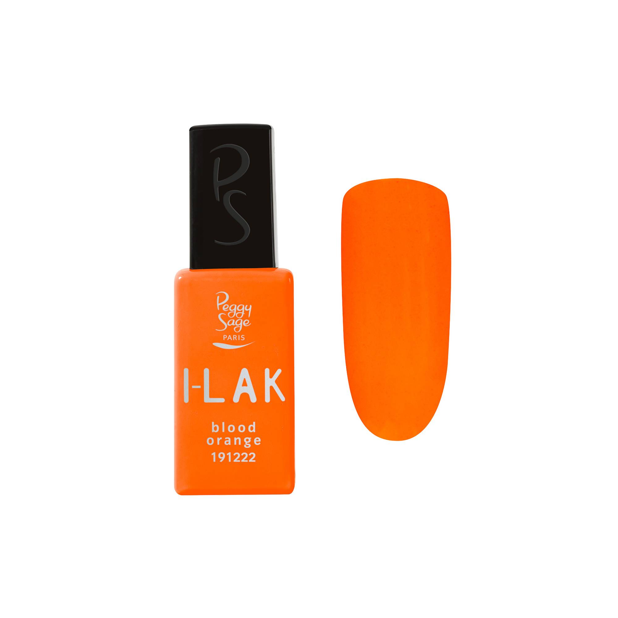Vernis semi-permanent I-LAK - Blood orange de la marque Peggy Sage Contenance 11ml - 1