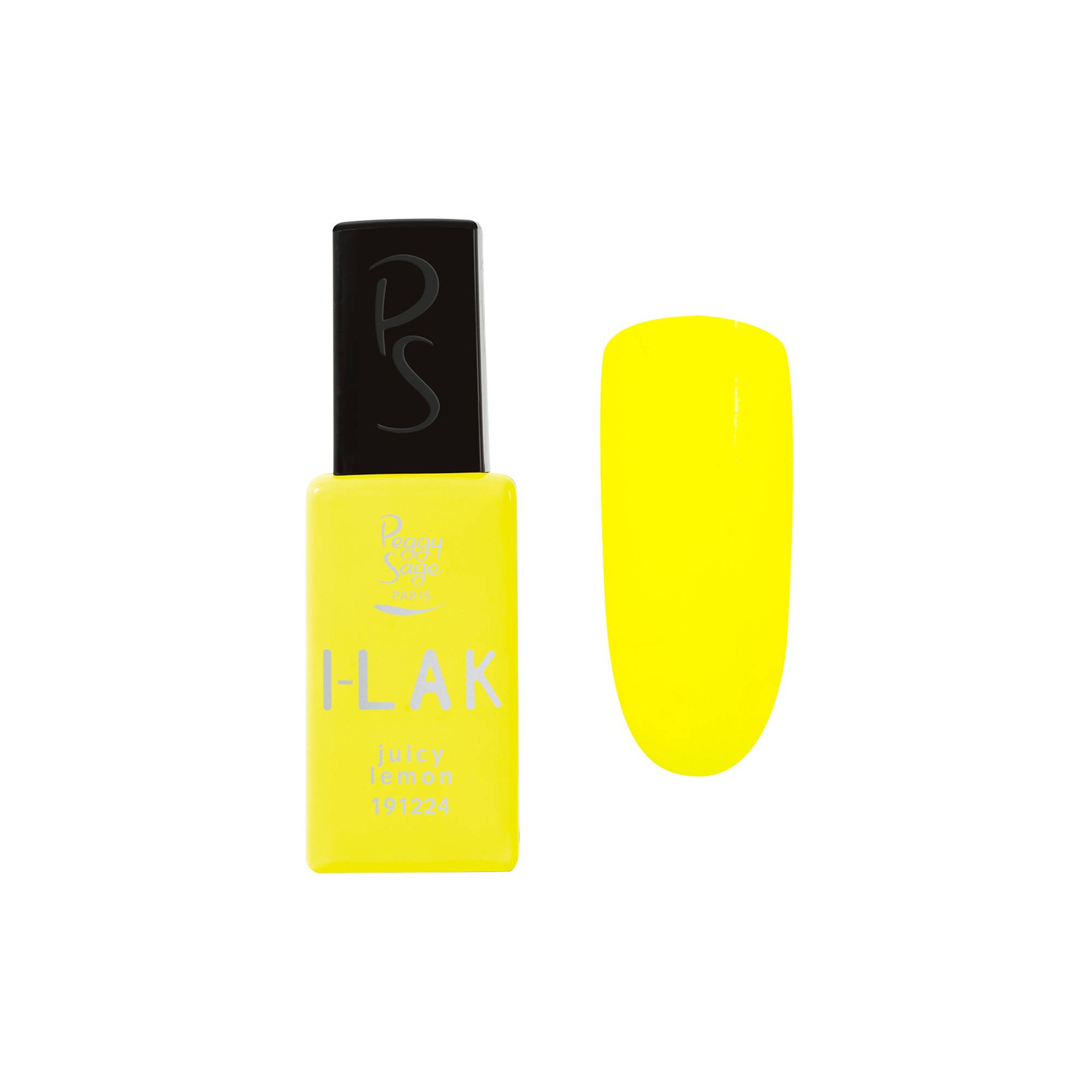 Vernis semi-permanent I-LAK - Juicy lemon de la marque Peggy Sage Contenance 11ml - 1