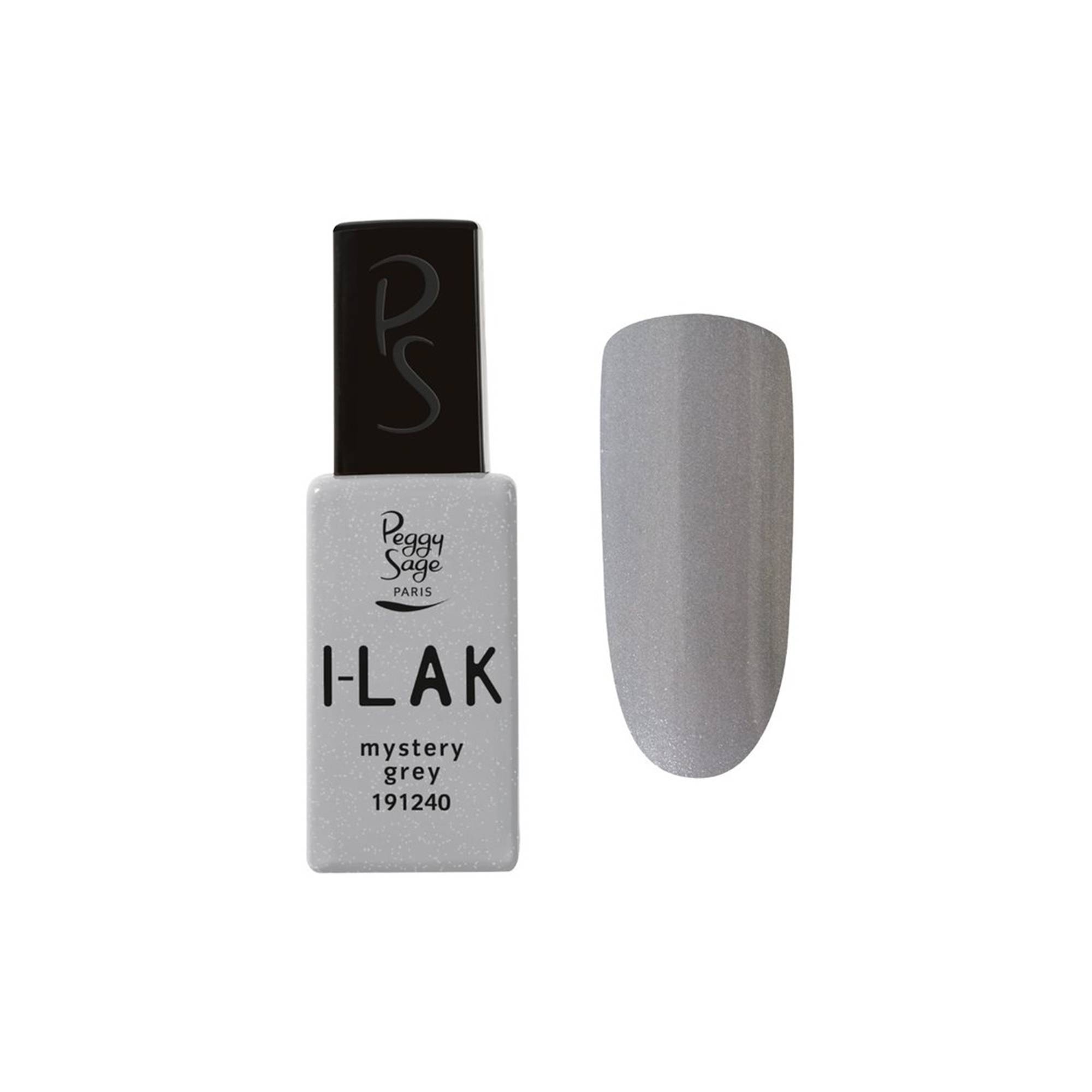 Vernis Semi-permanent I-LAK soak off gel polish mystery grey de la marque Peggy Sage Contenance 11ml - 1