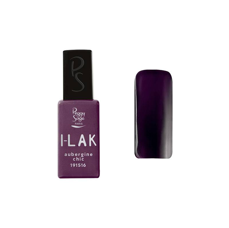Vernis semi-permanent I-LAK - Aubergine chic de la marque Peggy Sage Contenance 11ml - 1