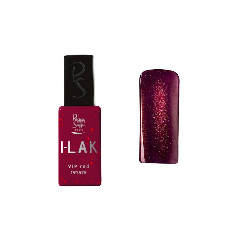 Vernis semi-permanent I-LAK - VIP red de la marque Peggy Sage Contenance 11ml - 1