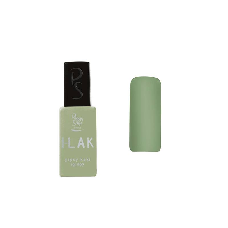 Vernis semi-permanent I-LAK - Gipsy kaki de la marque Peggy Sage Contenance 11ml - 1