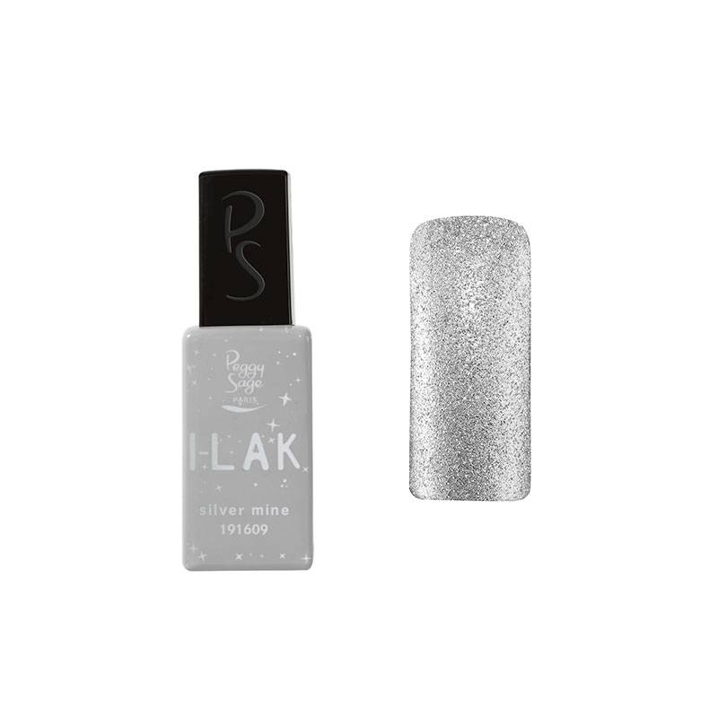 Vernis semi-permanent I-LAK - Silver mine de la marque Peggy Sage Contenance 11ml - 1