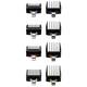 Set de 8 peignes coupes courtes pour tondeuse JRL - 1 Set de 8 peignes coupes courtes pour tondeuse JRL de la marque JRL Professional - 1
