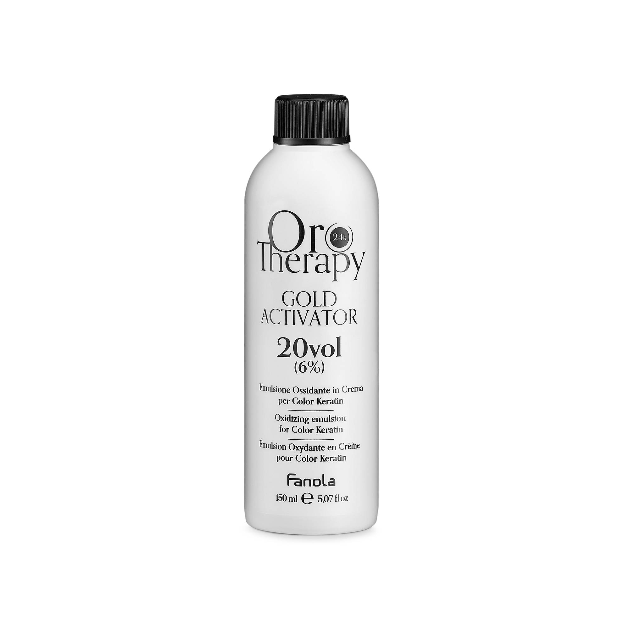 Oxydant Gold Activator 20Vol de la marque Oro Therapy Contenance 150ml - 1