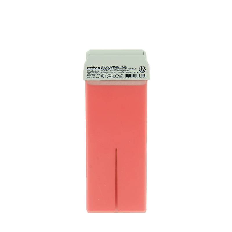 Cartouche de cire roll on Rose de la marque Estheo Contenance 100ml - 1