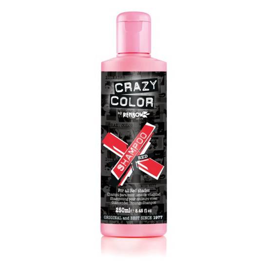 Shampooing repigmentant rouge de la marque Crazy Color Contenance 250ml - 1