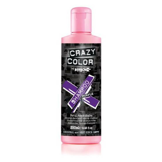 Shampooing repigmentant purple de la marque Crazy Color Contenance 250ml - 1