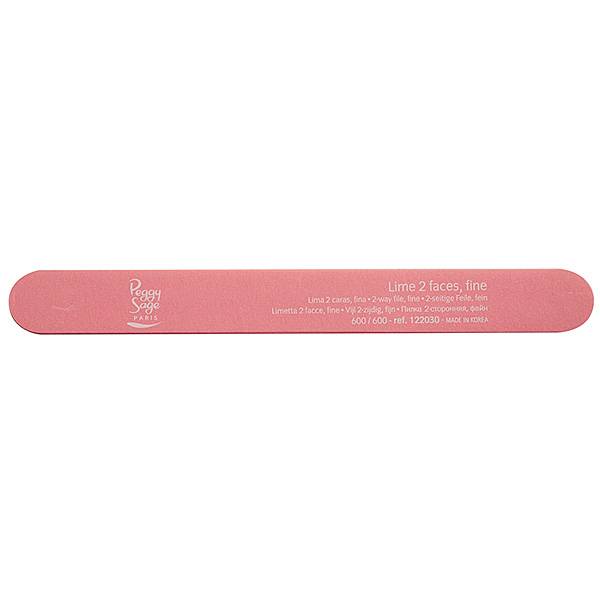Lime à ongles 2 faces 600-600 - grain doux Rose de la marque Peggy Sage - 1