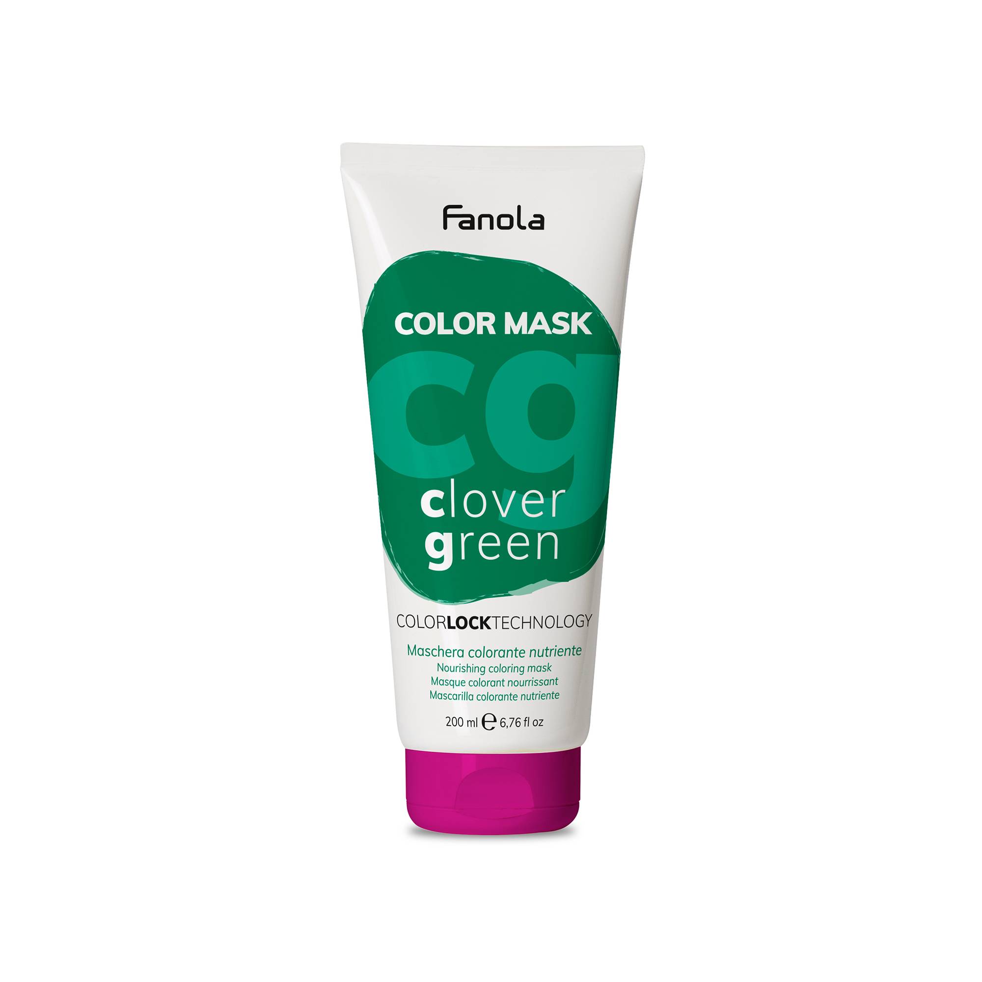 Masque colorant Color Mask clover green de la marque Fanola Contenance 200ml - 1