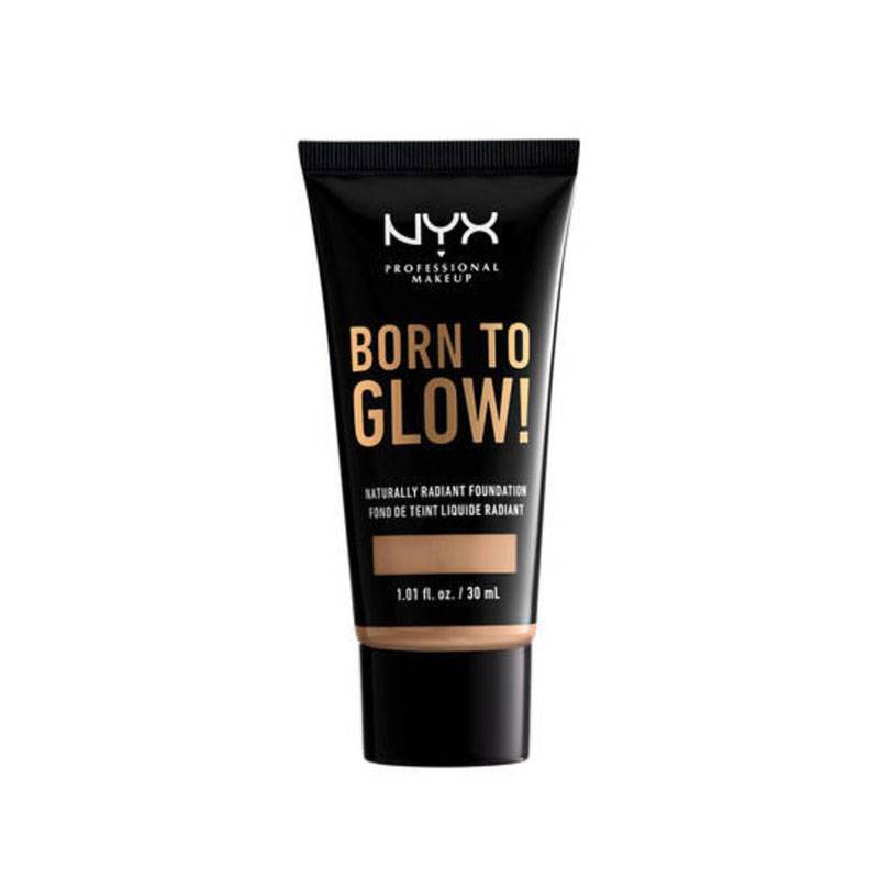 Fond de teint éclat Born to glow! Medium olive de la marque NYX Professional Makeup Contenance 30ml - 1