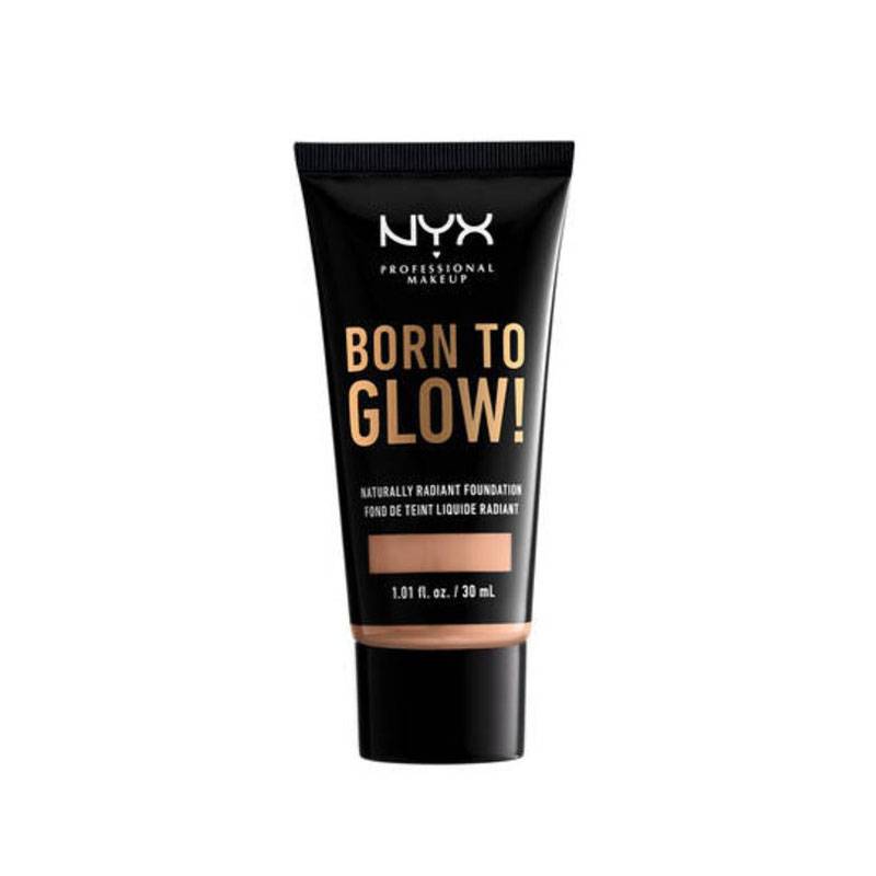 Fond de teint éclat Born to glow! Medium buff de la marque NYX Professional Makeup Contenance 30ml - 1