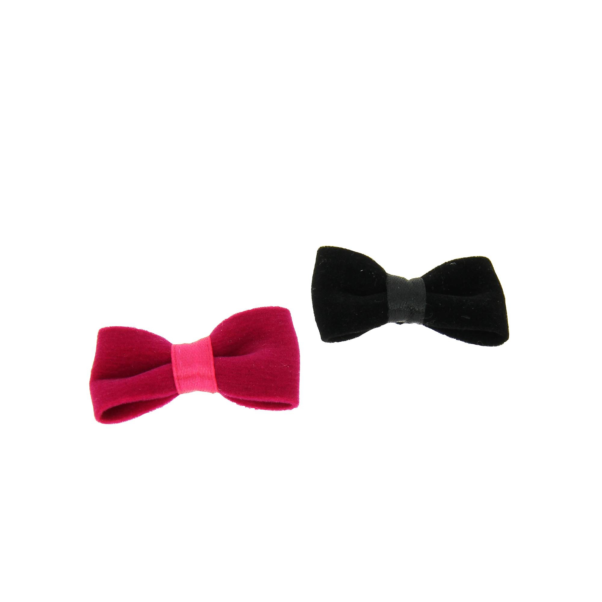Set de 2 barrettes en velours enfant de la marque Bleu Libellule - 1