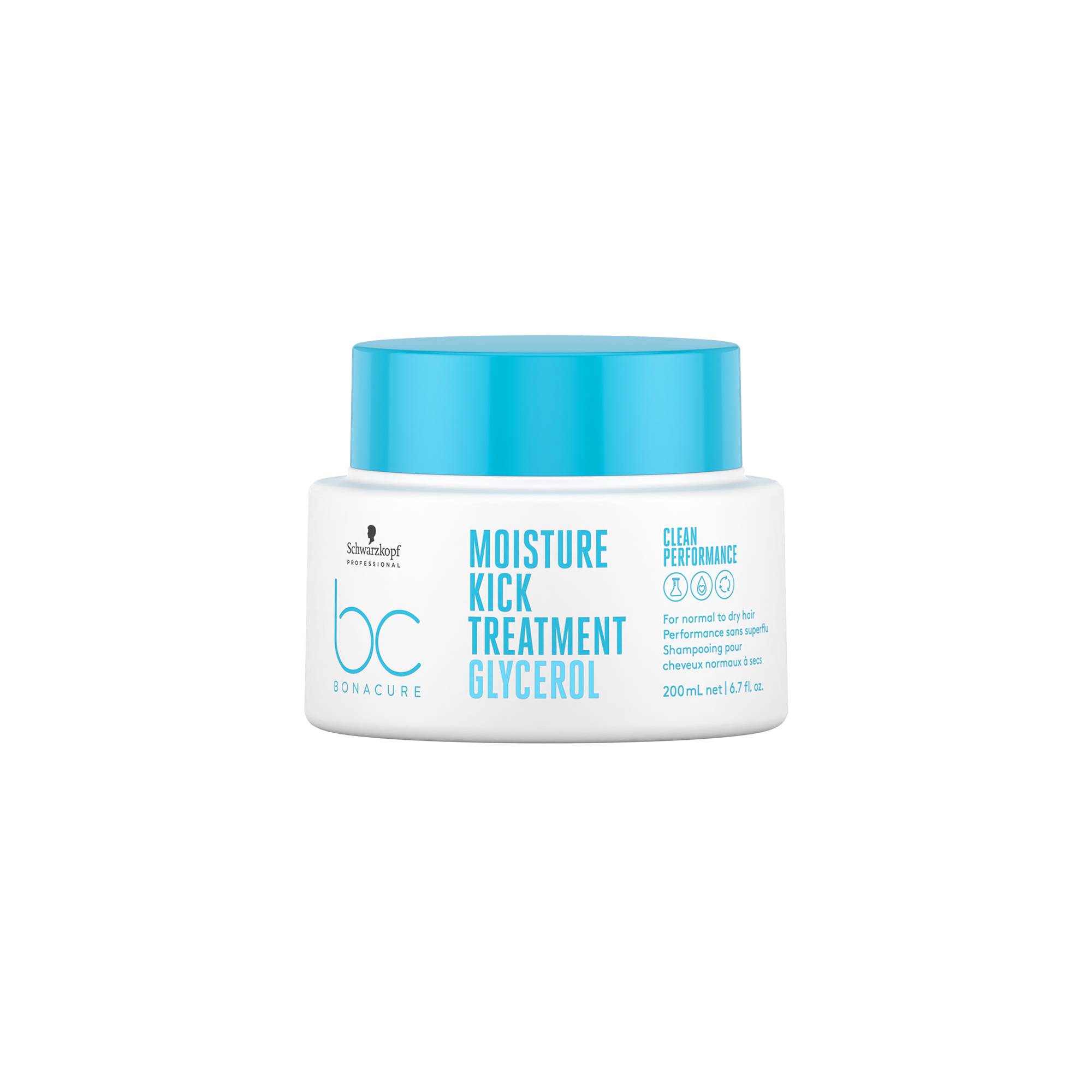 Masque pour cheveux normaux à secs Moisture Kick Treatment de la marque Schwarzkopf Professional Contenance 200ml - 1