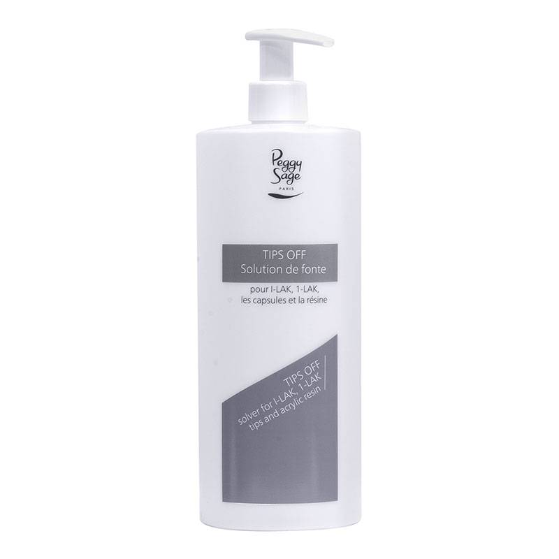 Tips off - Solution de fonte pour ongles de la marque Peggy Sage Contenance 950ml - 1
