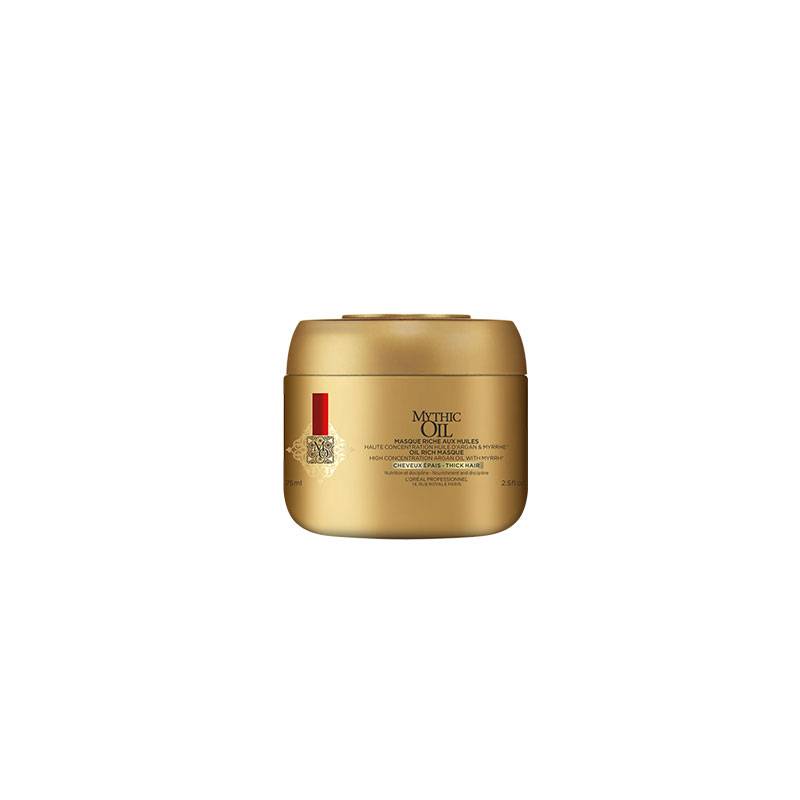 Masque aux huiles Mythic Oil cheveux épais de la marque L'Oréal Professionnel Contenance 75ml - 1
