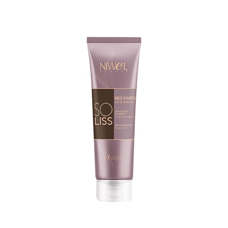 Lait de shampooing cheveux lissés ou défrisés So Liss de la marque Niwel Beauty Contenance 250ml - 1