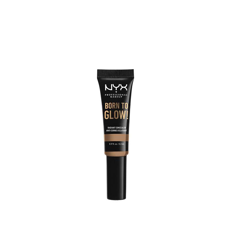 Anti-cernes éclat Born to glow! Concealer Neutral tan de la marque NYX Professional Makeup Contenance 5ml - 1