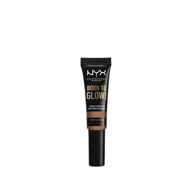 Anti-cernes éclat Born to glow! Concealer Warm honey de la marque NYX Professional Makeup Contenance 5ml - 1