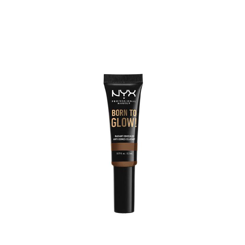 Anti-cernes éclat Born to glow! Concealer Cappuccino de la marque NYX Professional Makeup Contenance 5ml - 1