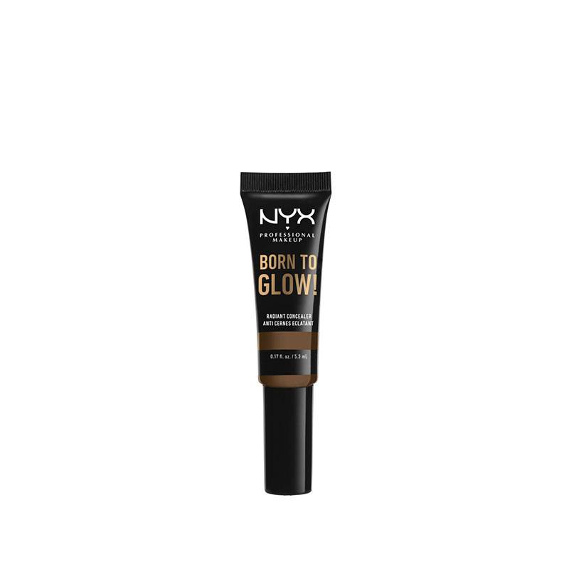 Anti-cernes éclat Born to glow! Concealer Mocha de la marque NYX Professional Makeup Contenance 5ml - 1
