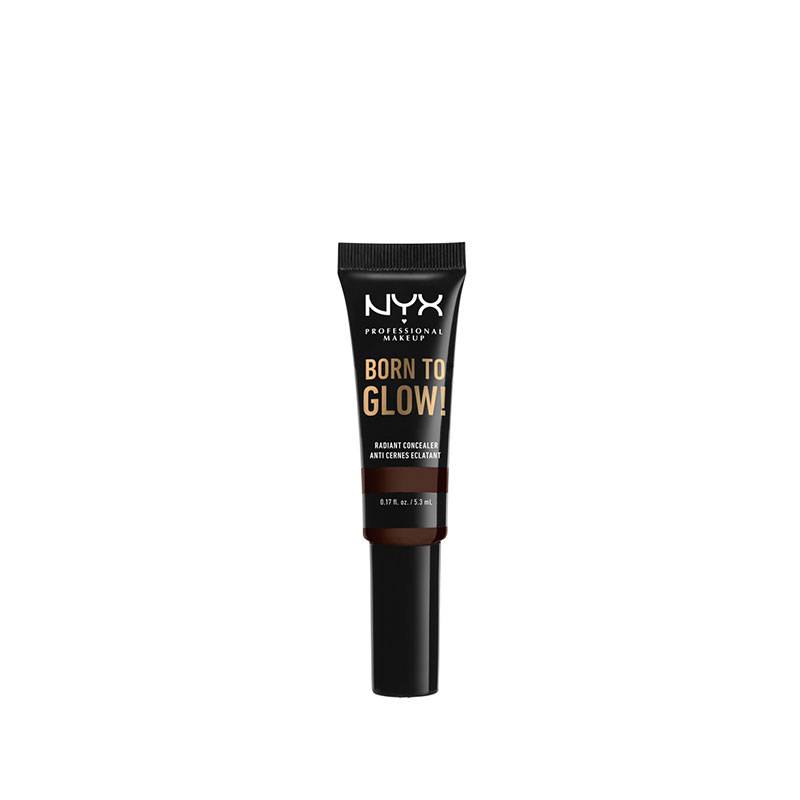 Anti-cernes éclat Born to glow! Concealer Deep espresso de la marque NYX Professional Makeup Contenance 5ml - 1