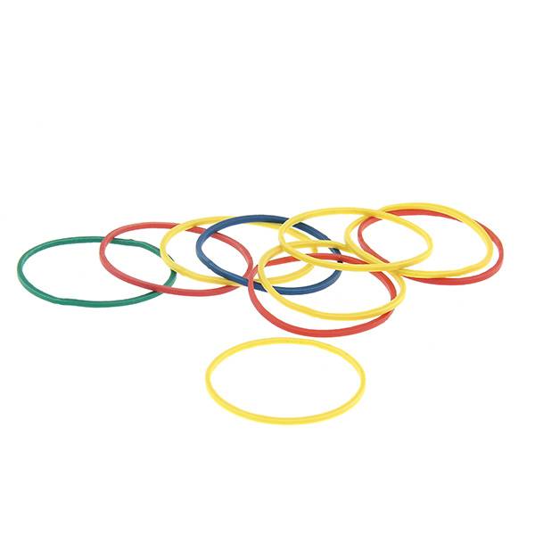 Elastiques 35mm x10 Multicolore de la marque Coiffeo - 1
