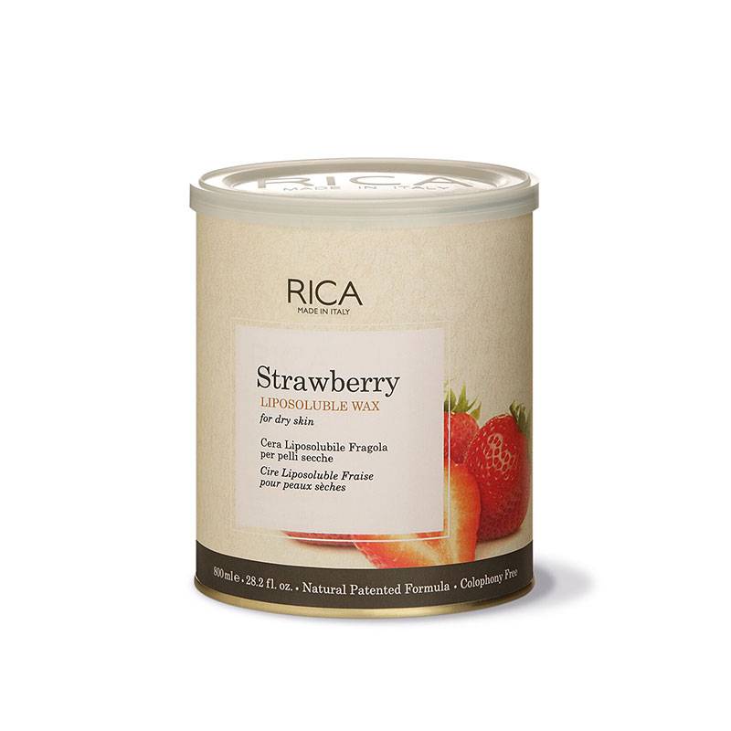 Cire liposoluble à la Fraise de la marque Rica Contenance 800ml - 1