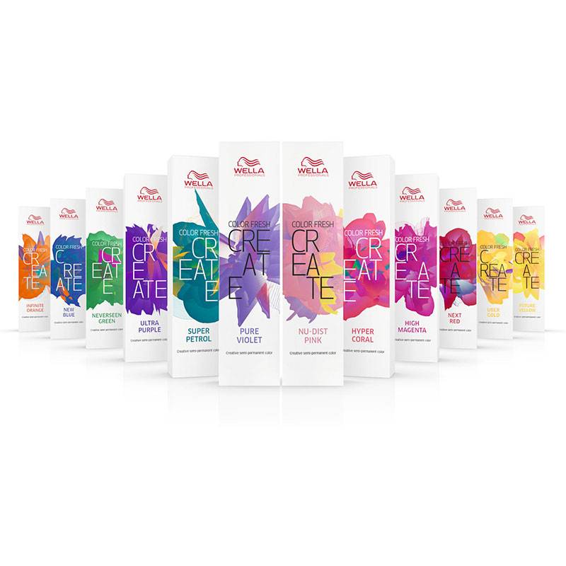 Coloration créative temporaire Color Fresh Create de la marque Wella Professionals Contenance 60ml - 1
