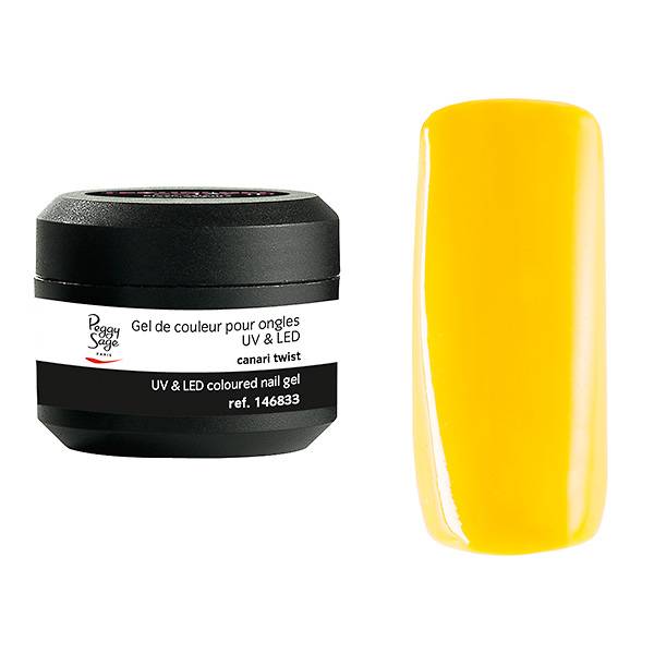 Gel de couleur UV & LED Technigel Color It Canari twist de la marque Peggy Sage - 1