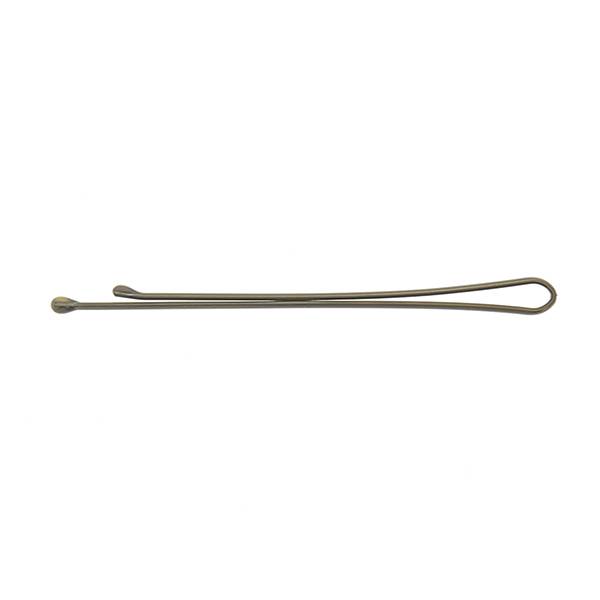 Pinces lisettes bouts perlés 50mm x40 Bronze de la marque Coiffeo - 1