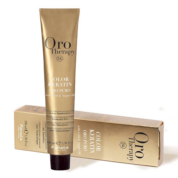 Coloration d'oxydation Color Keratin Oro Puro de la marque Oro Therapy Contenance 100ml - 1