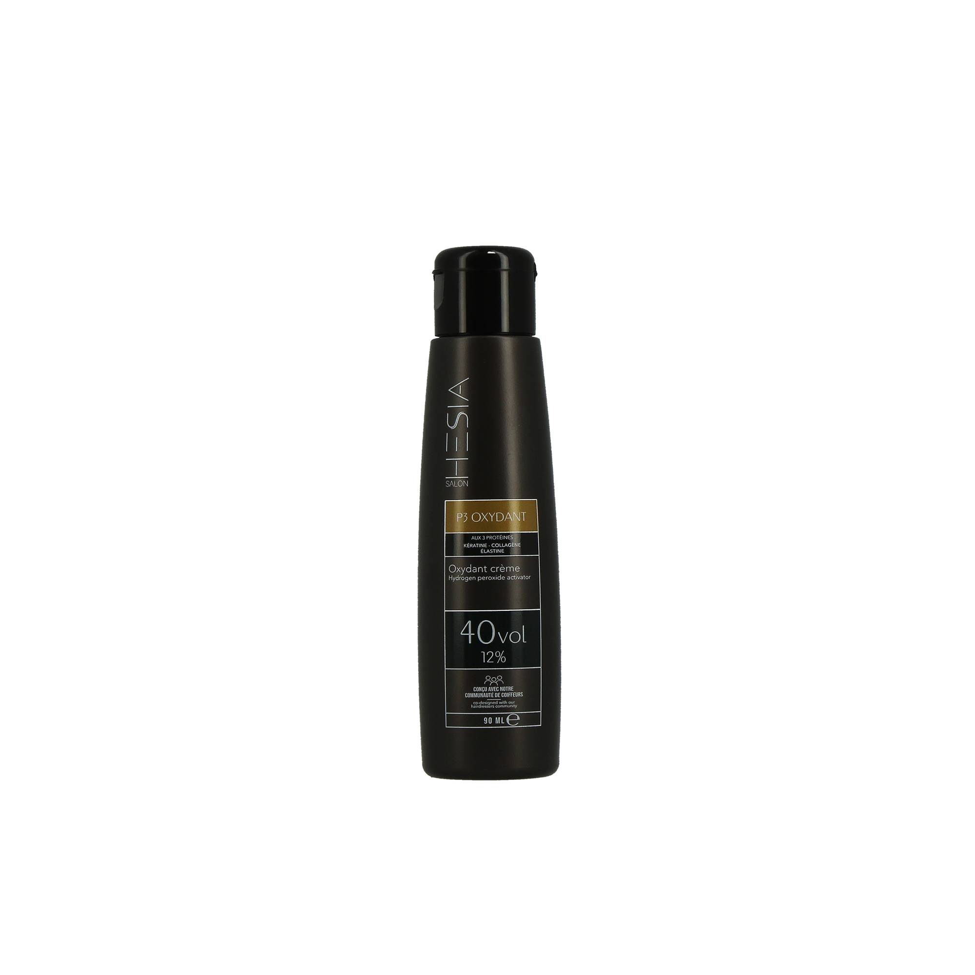 P3 oxydant crème mini - 40vol de la marque HESIA Salon Contenance 90ml - 1