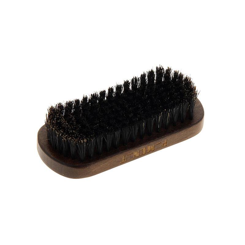Brosse épouse-barbe large en bois de hêtre et poils de sanglier de la marque Pure Men Tolerance - 1