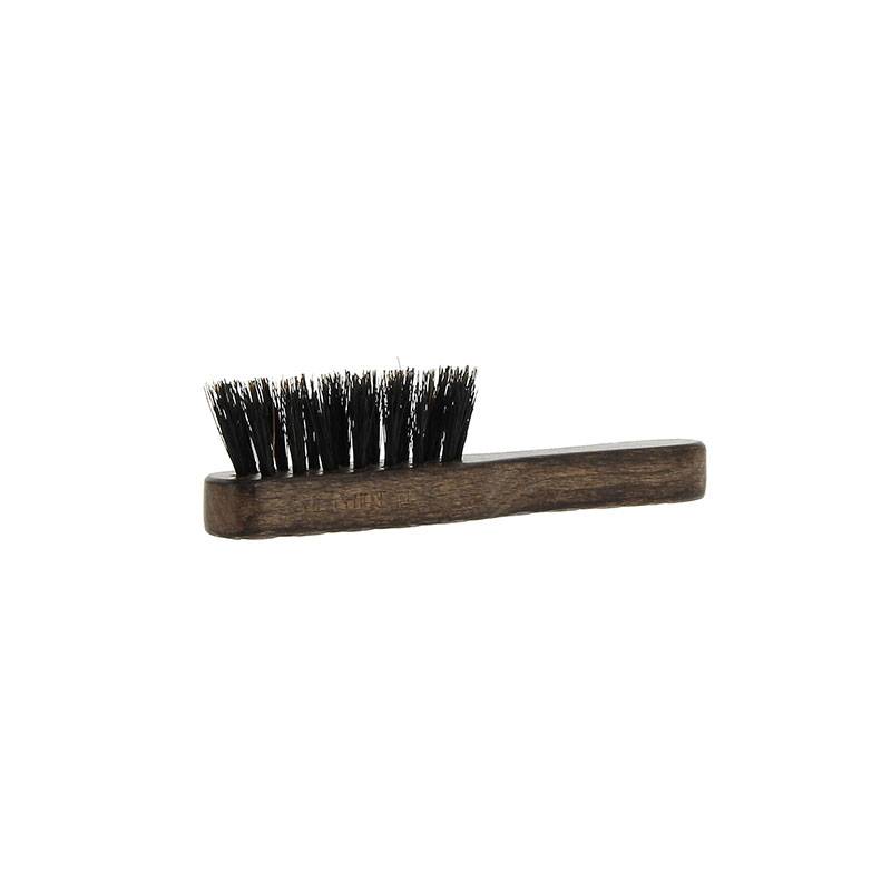 Mini brosse moustache en bois d'hêtre et poils de sanglier de la marque Pure Men Tolerance - 1