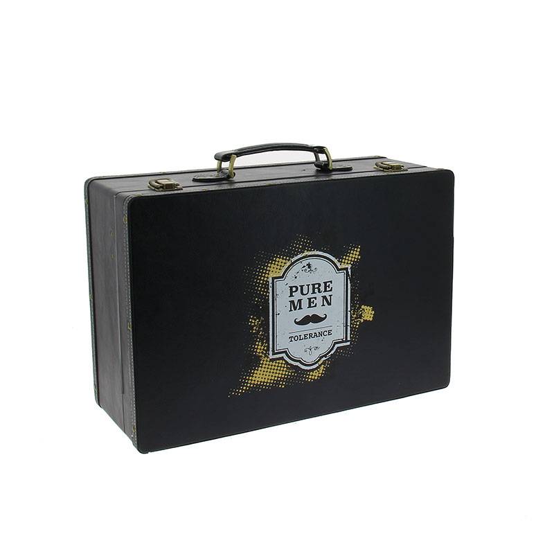 Mallette vintage barbier Noire de la marque Pure Men Tolerance - 1