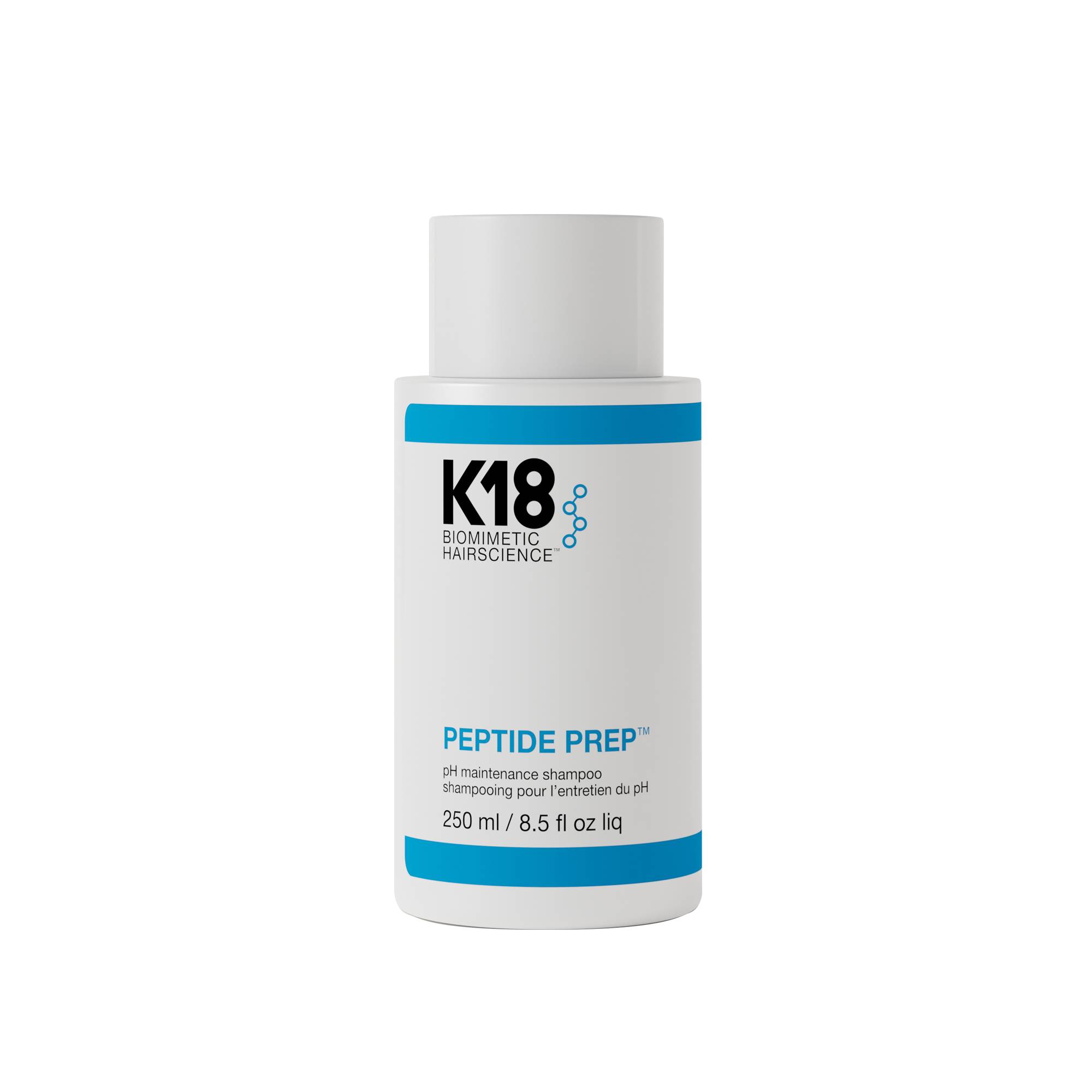 Shampoing entretien pH Peptide Prep™ de la marque K18 Biomimetic HairScience Contenance 250ml - 1